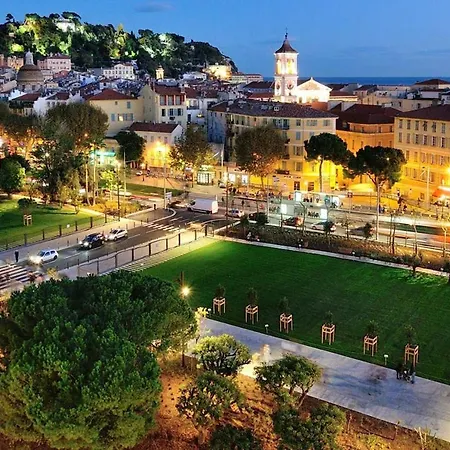 Plein centre Appartement climatisé et spacieux avec grande terrasse sur le toit à Nice Extérieur photo